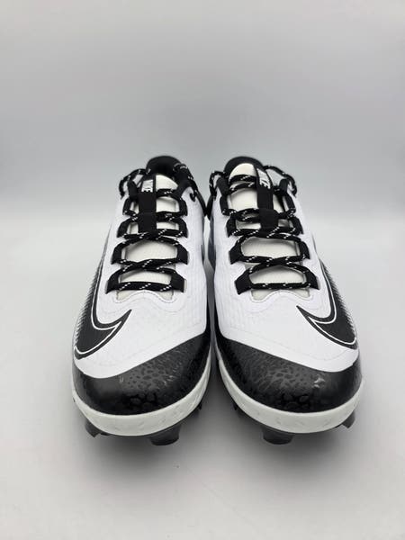 Nike Alpha Huarache Elite 4 Low MCS Baseball Cleats Mens 10 White Black Nike Alpha Huarache Elite 4 Low MCS Men main image 4