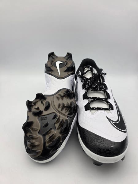 Nike Alpha Huarache Elite 4 Low MCS Baseball Cleats White  display picture 3