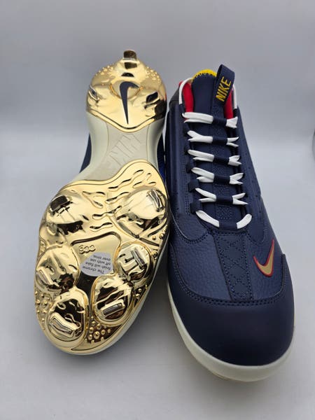 Unreleased Nike Air Griffey 2 Hank Aaron PE Baseball Cleats IB5332-400 Men Sizes Nike Air Griffey 2 Hank Aaron PE Unreleased Baseball Cleats  main image 2
