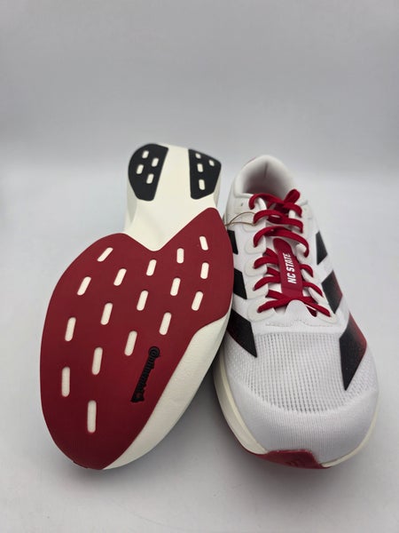 Adidas Adizero Evo SL Mens 7.5 White NC State Wolfpack  display picture 2