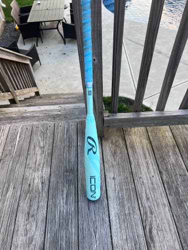 2026 Rawlings Icon Composite BBCOR Certified Bat (-3) 30 oz 33" (Used)