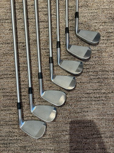 Men's Cobra King Forged TEC Left Hand Iron Set Stiff Flex (Used)