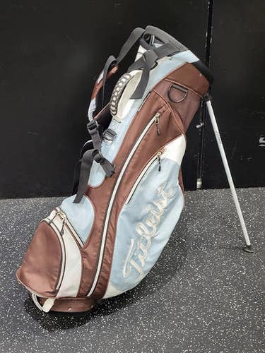 Used Titleist 6 DIVIDER Womens Stand Bag Brown 11849-S000039594