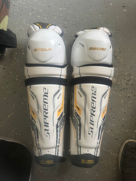 Senior Bauer Supreme 190 15" Shin Pads (Used)