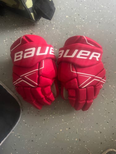 Bauer NSX Gloves 13" (Used) RED