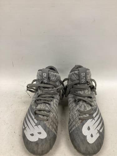 Used New Balance LAX Cleats Boys Grey Junior 04 11851-S000046695