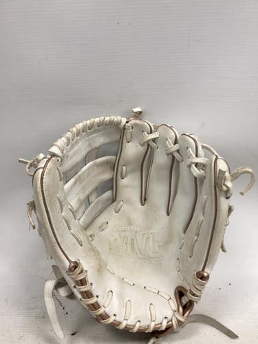 Used Mizuno MVP SELECT BB/SB Glove RH Throw Grey 12" 11851-S000046685