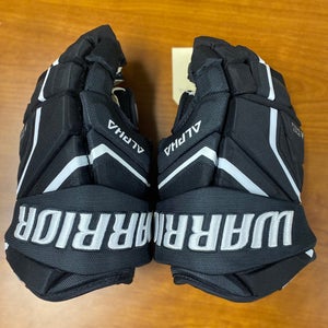 Black Senior Warrior Alpha LX2 Gloves 13" (Used)