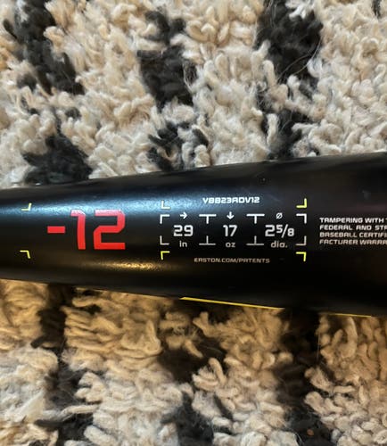 2023 Easton ADV1 Composite USABat Certified Bat (-12) 17 oz 29" (Used)