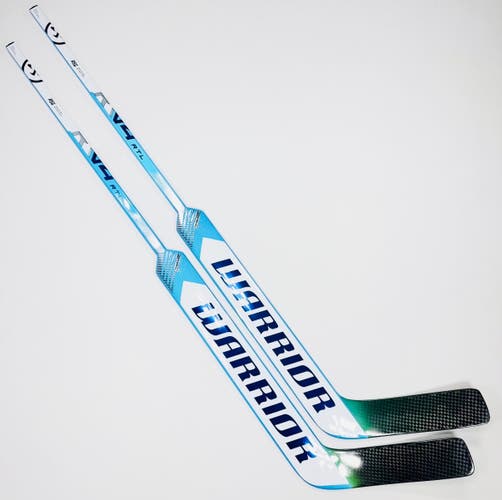 2-Pack New Custom U of Maine Warrior Ritual RV4 RTL+ Goalie Stick-25"
