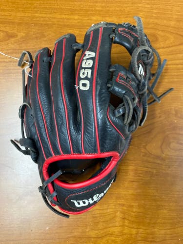 Black Wilson A950 RH Baseball Glove 11.5" (Used)