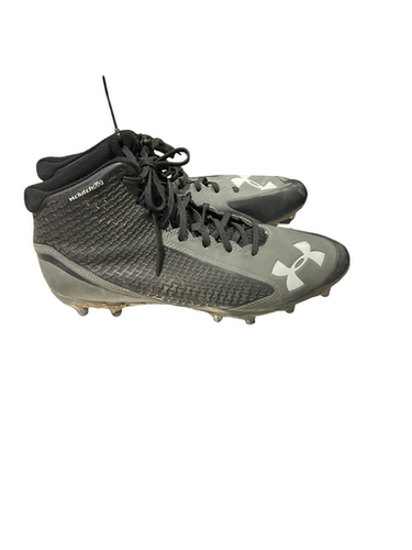 Used Under Armour Adult FB Cleats Black Senior 10.5 11834-S000050739