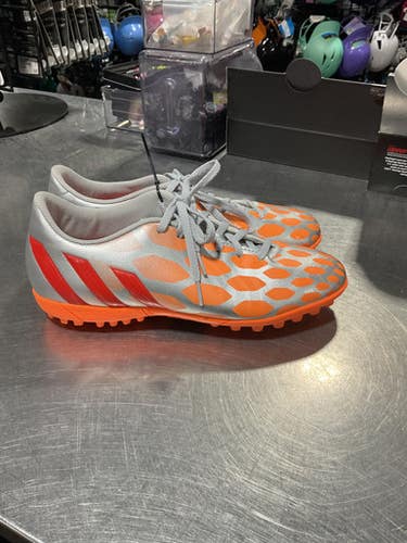 Used Adidas Soccer Indoor Shoes Grey Senior 10 11834-S000050725