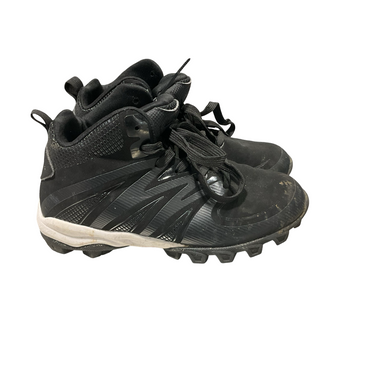 Used RIDDELL BLACK CLEATS BB/SB Cleats Black Junior 01 11834-S000050716