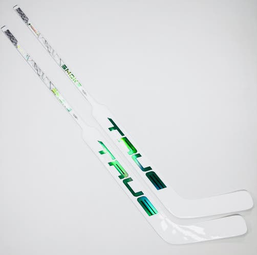 2-Pack-New Custom White True HZRDUS Smoke Goalie Stick-26"