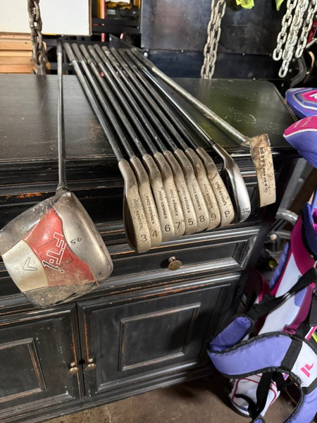 Complete Left Handed Golf Club Set eternity pro kennox irons + Standing Bag
