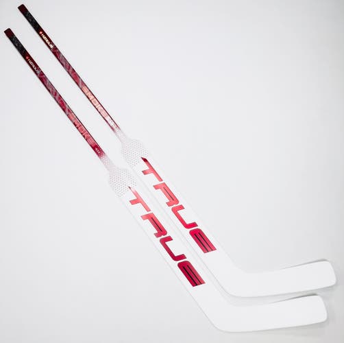 2-Pack New Custom Red True HZRDUS Smoke Goalie Stick-27"