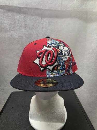 NWS Washington Nationals New Era 59fifty Diamond Hero 7 1/4 MLB