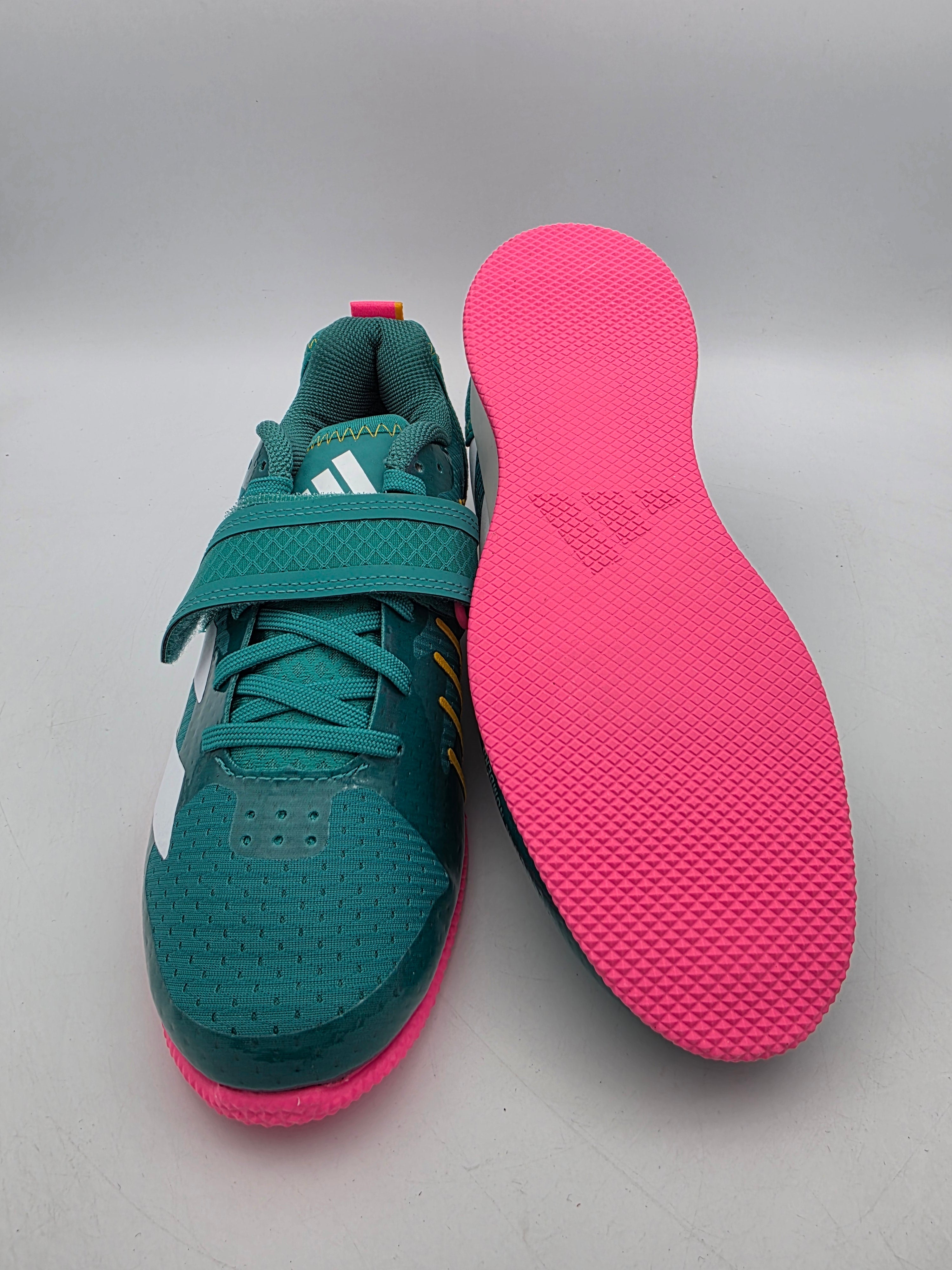 Adidas Adipower Weightlifting 3 Shoes Mens Size 6 Teal Pink JP9871 adidas Men main image 3