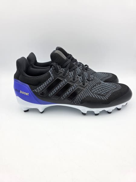 Adidas Ultraboost Core Black/Purple/Gold Football Cleats  display picture 1