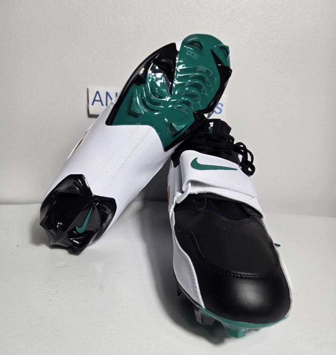 Nike Diamond Turf 93 TD \'Emerald\' Football Cleats HF5298-102 Men’s Size 11 New Deion Sanders main image 2