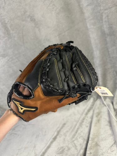 Brown Mizuno Samurai RH Catcher's Baseball Glove 33" (Used)