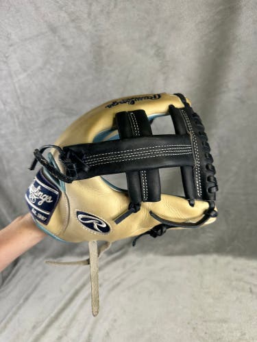 Brown Rawlings Heart of the Hide RH Infield Baseball Glove 11.5" (Used)