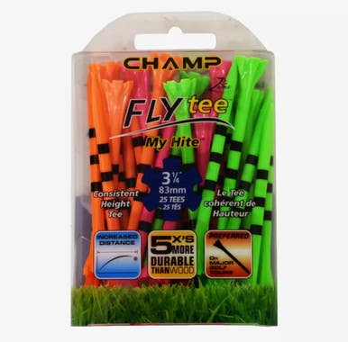 New FLY TEE 3 1/4 NEON MIX 25CT 11834-JMG75677