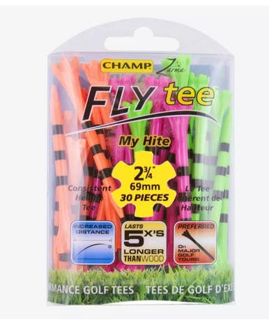 New FLY TEE 2 3/4 NEON MIX 25CT 11834-JMG75667