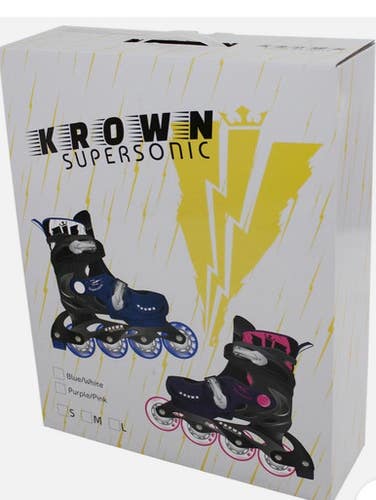New KROWN SUPERSPEED GIRL SKATES Y13-3 11834-KSSKR-SKATE-GIRLS