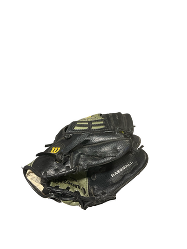 Used Wilson 10.5 EZ CATCH BB/SB Glove RH Throw Black 10 1/2" 11834-S000050588