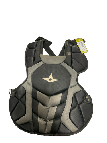 Used All Star ALL STAR CATCHER CHEST GUARD Catchers Chest Protector Black Adult 11834-S000050614
