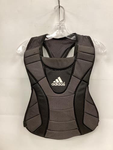Used Adidas YOUTH CHEST Catchers Chest Protector Black Junior 11851-S000046529