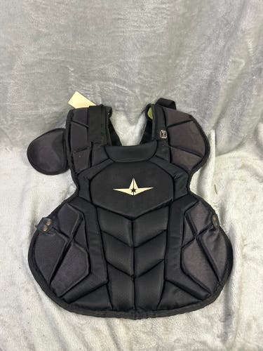 Black Intermediate All Star System 7 Catcher's Chest Protector (Used)