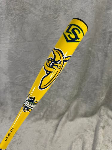 2025 Louisville Slugger Savannah Bananas Alloy Bat USABat Certified (-12.5) Alloy 12.5 oz 25" (Used)