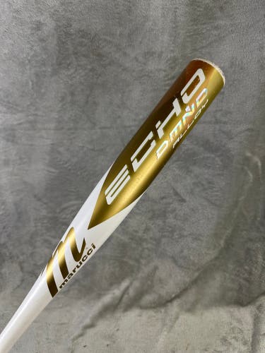 Gold 2023 Marucci Echo DMND Alloy Bat (-12) Alloy 17 oz 29" (Used)