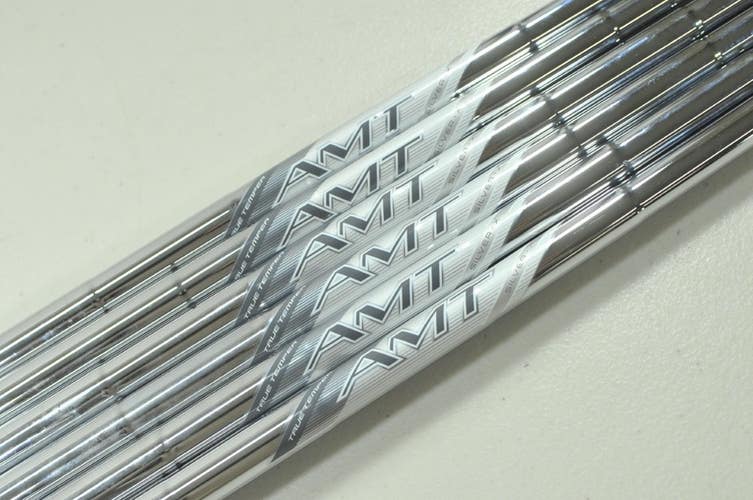 True Temper AMT Silver X-Stiff Iron Shaft Set .355 6pc 36.75"-34.25" # 210693