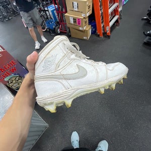 Used Nike Adult FB Cleats White Senior 9 11337-S000486167