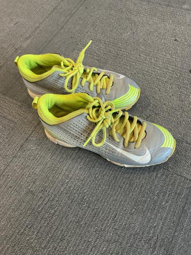 Used Nike VAPOR BB/SB Cleats Grey Junior 03.5 11614-S000236419