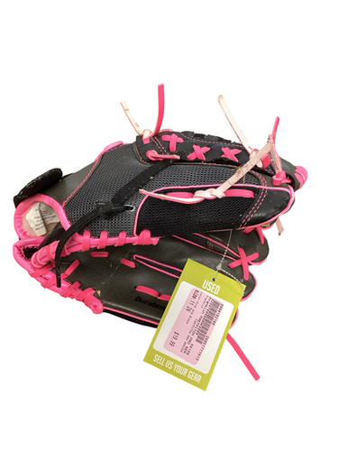 Used Franklin FASTPITCH PRO SERIES RH Throw Fastpitch Gloves Pink And Black 11" 11613-S000182180