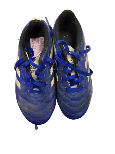 Used Adidas Soccer Cleats Navy Blue Youth 13.0 11613-S000182155