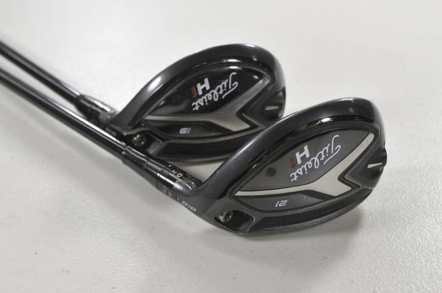 Titleist 818 H1 19* and 21* Hybrid Set X-Stiff RH Tensei White