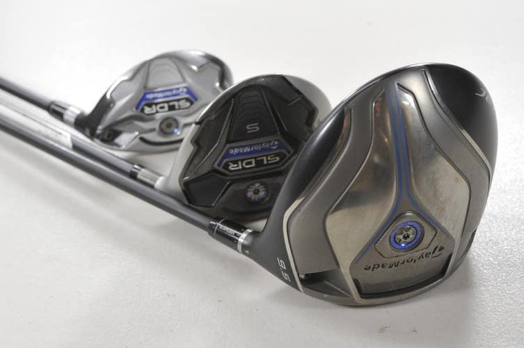 TaylorMade JetSpeed 9.5* Driver, #3 Wood, #3 Hybrid Set Stiff/X-Stiff RH #217483