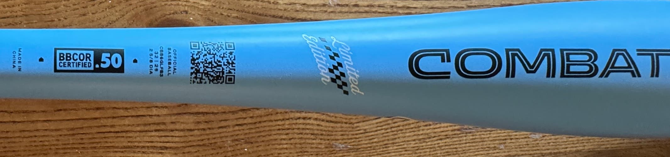 2026 Combat MFG Spec A1 Alloy BBCOR Certified Bat (-3) 29 oz 32" (Used)