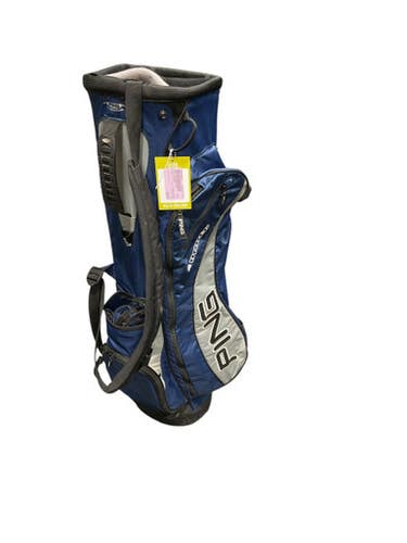 Used Ping 4UNDER Mens Stand Bag Navy Blue 11847-S000035377