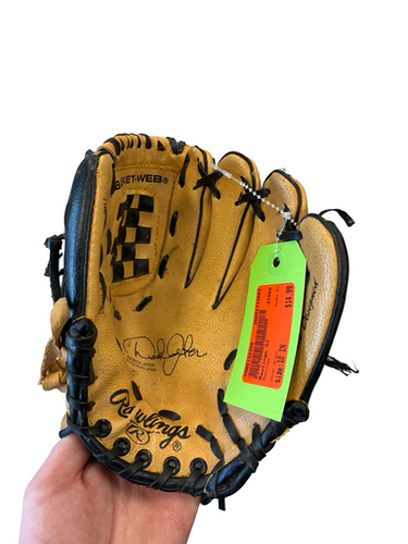 Used Rawlings DJ BB/SB Glove RH Throw Brown 10" 11682-S000132356