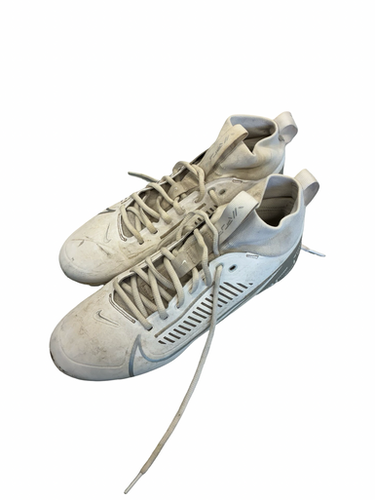Used Nike Adult FB Cleats White Senior 9 11682-S000132344