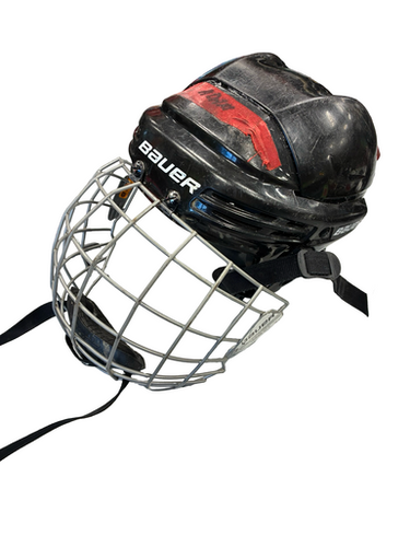 Used Bauer BAUER HOCKEY HELMET Helmet Cage Combo Black S/M 11682-S000132326