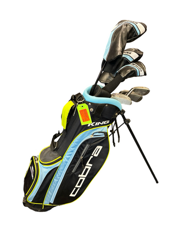 Used Cobra GIRLS 8 PIECE SET Jr Package Set RH Carolina Blue 8 Piece 11682-S000132300