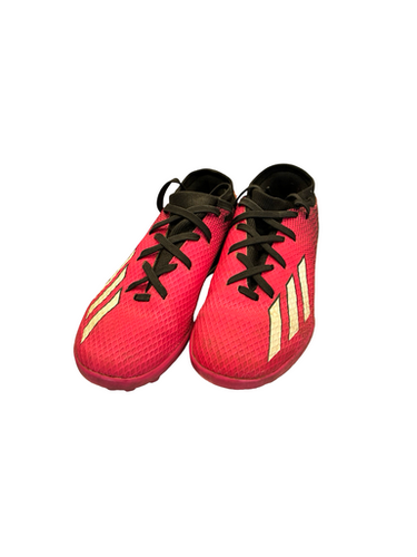 Used Adidas Soccer Turf Shoes Pink Junior 01 11682-S000132286